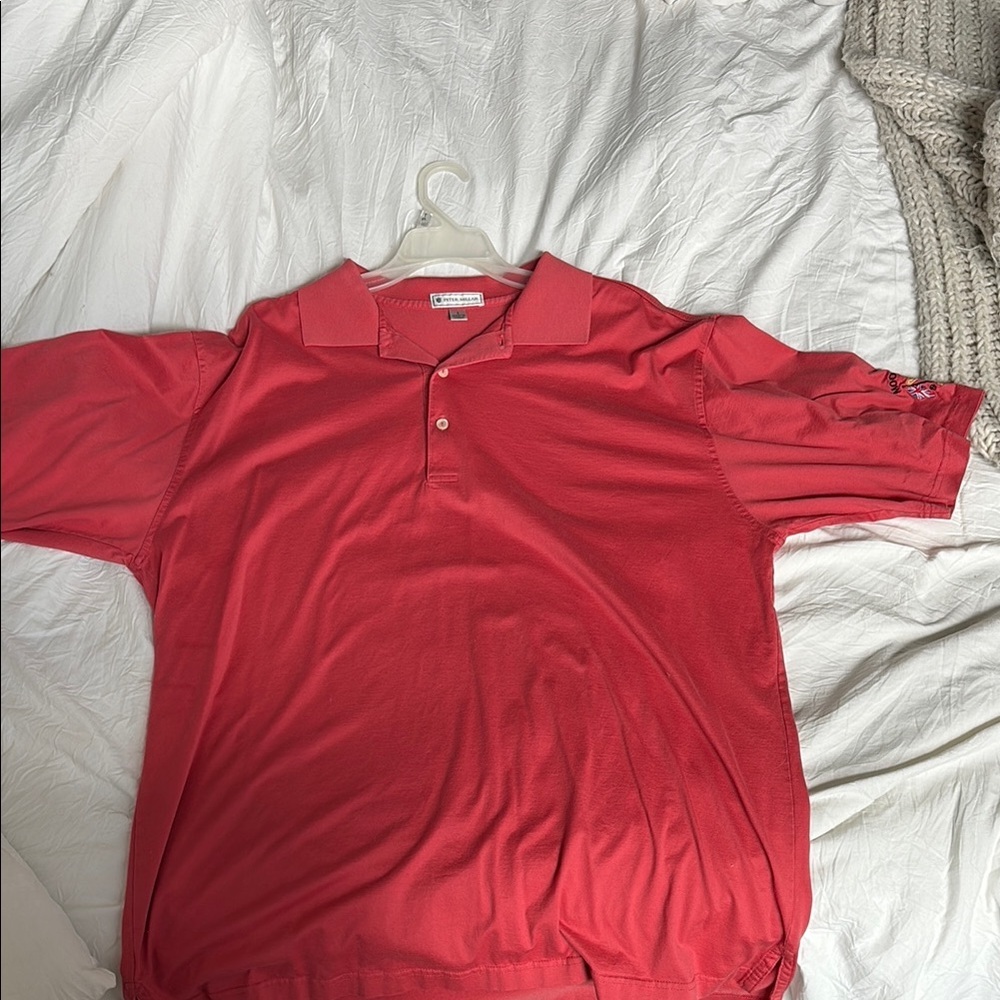 Peter Millar Vibrant Red Polo Shirt